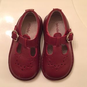 Stride Rite Beatrix Burgundy Shoes - Size 7T